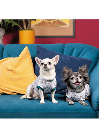 Футболка Flora для собак бавовна трикотаж з квітковим принтом Pet Fashion (372504333)