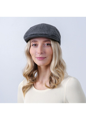 Кепка реглан жіноча вовна сіра ГЕЛЕН LuckyLOOK 926-011 (362556413)
