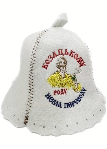 Шапка для бани и сауны из полиэстера Казачьему роду (казак большой) No Brand (371276213)
