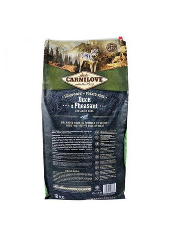 Сухой корм Duck & Pheasant для взрослых собак всех пород, утка и фазан, 12 кг. Carnilove (349823805)