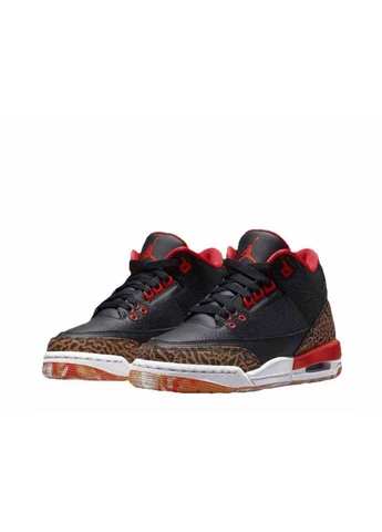 Черные демисезонные кроссовки 3 retro (gs) “kumquat” black 441140-088 Air Jordan