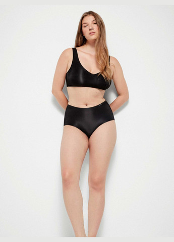 Чёрный бюстгальтер со съемными вкладышами без косточек xxl black (черный) (арт 10026t) Gisela