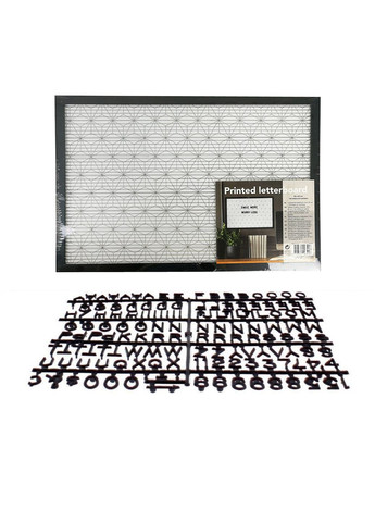 Декоративная доска с буквами и цифрами Letter Board 30х45 см комбинированный Lidl (330260002)