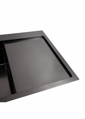 Кухонна мийка Handmade 78*50В L PVD чорна (товщина 3.0/1.0 мм) Platinum (269793075)