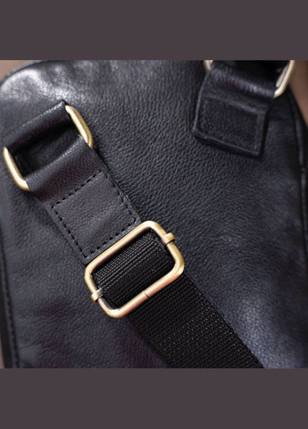 Сумка мужская через плечо кожаная 19102 Черный Shvigel (302008677)