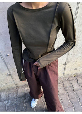 Лонгслив с декоративными швами. Luna (365840088)