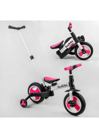 Велосипед-трансформер дитячий 10" батьківська ручка, знімні педалі Best Trike (288047726)