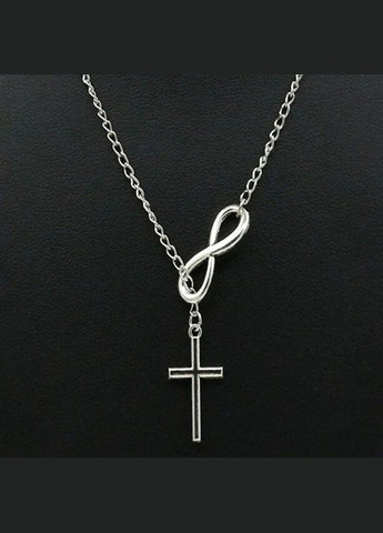 Подвеска кулон бесконечность и крест крестик знак бесконечности No Brand (338436295)