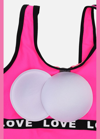 Малиновий літній купальник для дівчинки колір малиновий cb-00270414 No Brand