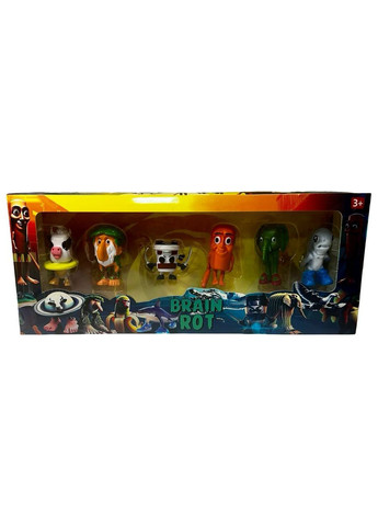 Набор фигурок Итальянский Брейнрот 6 шт. 7 см (BR3039) No Brand (367089182)