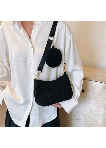 Сумка женская кроссбоди через плечо вельветовая текстильная с кошельком повседневная RoyalBag P4-9620 (356181484)