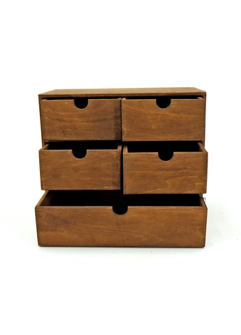 Міні-комод з дерева Мерсінг охра (МНК-002804) No Brand (328225342)