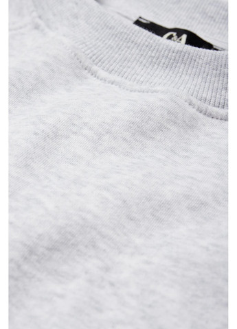 Сірий світшот з бавовни C&A однотонний (366282881)