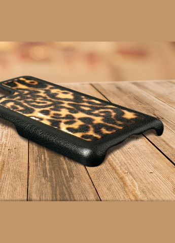 Шкіряна накладка ExBacker для Apple iPhone 15 Pro Леопард пони (76177) Stenk (291455093)
