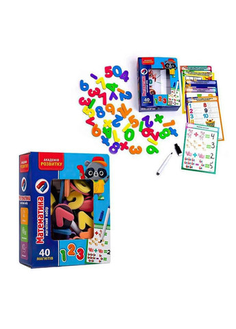 Гра настільна "Магнітний набір. Математика" VT5411-16 Vladi toys (367964494)