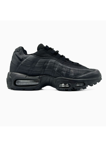 Чорні літні кросівки nike air max 95 black найк аір макс 95 No Brand