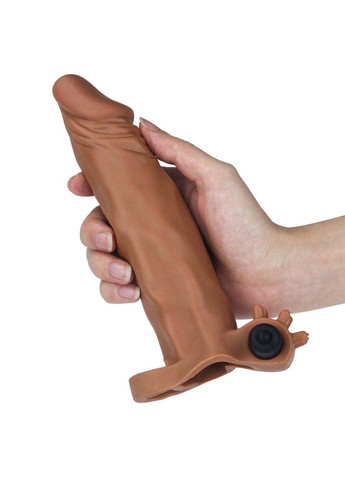 Реалістична насадка для пеніса Pleasure X Tender Vibrating Penis Sleeve Lovetoy (291443783)
