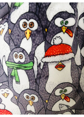 Зимний женский халат с капюшоном на запах с карманами No Brand (361032122)