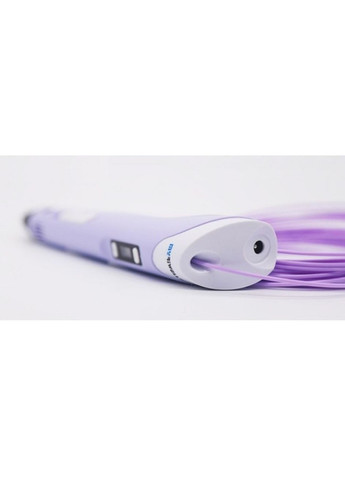 3D ручка RP100B с набором Эко-пластика 25 цветов 125 метров Фиолетовая MyRiwell (364507494)