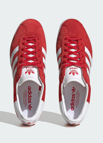 Красные всесезонные кроссовки gazelle 85 adidas