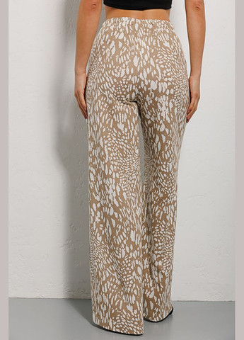 Жіночі брюки бежеві з леопардовими плямами Arjen (289787700)