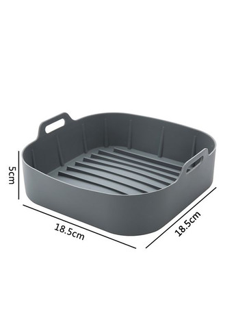 Многоразовая силиконовая форма для мультипечи с рельефным дном 19см для духовки и мультипечи No Brand (338620908)