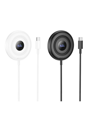 Бездротовий Зарядний Пристрій CW61 Magnetic 15W LED Display Hoco (337993890)