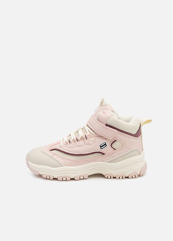 Розовые осенние ботинки для девочки цвет розовый цб-00243681 Jong Golf