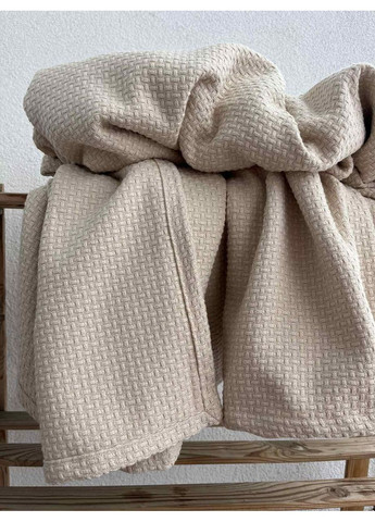 Покривало Wheat бавовняне бежевого кольору ZEINTEX (315347282)