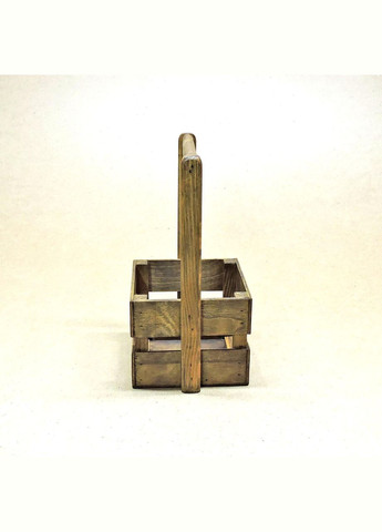 Подарочная корзинка из дерева Шервуд 15х15 капучино (ПДК-0021209) No Brand (328910684)