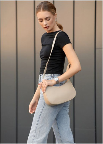 Сумка жіноча через плече з екошкіри Leoma Kor Бежевий Sambag (302007358)