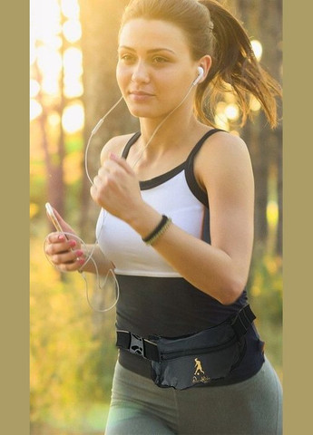 Сумка на пояс бананка 3188905 Чорна Ronaldinho (298285002)