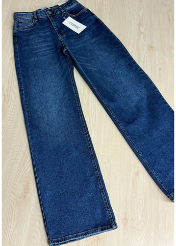 Джинси жіночі 3421-2 straight fit прямі стрейчеві сині Its Basic - (358786692)