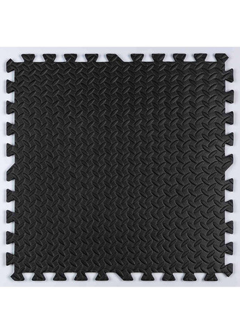 Підлога пазл - модульне покриття для підлоги 600x600x10мм Чорне love-shopping Sticker Wall (354661518)