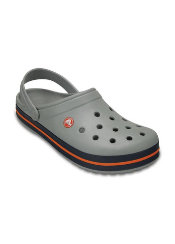 Крокси сабо Clog Light Grey / Navy Crocs Crocband (325699243)