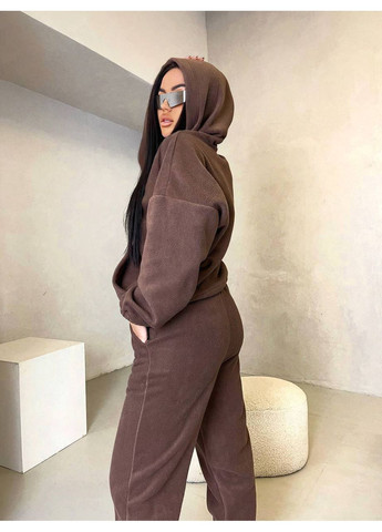 Костюм із двостороннього флісу: худі + джогери | Оверсайз комфорт | Заміри в описі DK/DL Мода без кордонів (361449461)