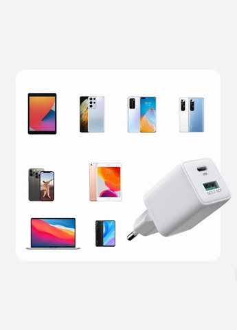 Зарядний пристрій USB/USB C 30 Вт ЄС (Польща) Joyroom (337342305)