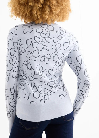 Светло-голубой демисезонный свитер C&A