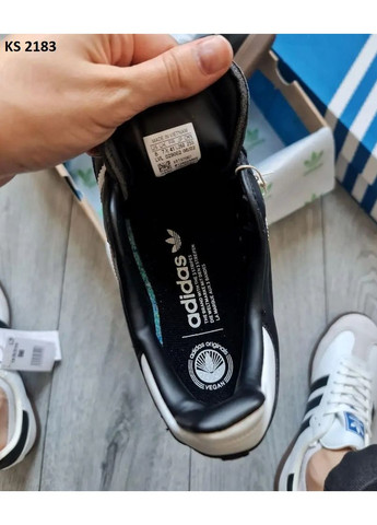 КРОСІВКИ ЖІНОЧІ ADIDAS SAMBA BLACK WHITE АДІДАС САМБА No Brand чорні демісезони (367176315)