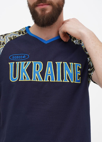 Черная футболка спортивная sport украина Bosco