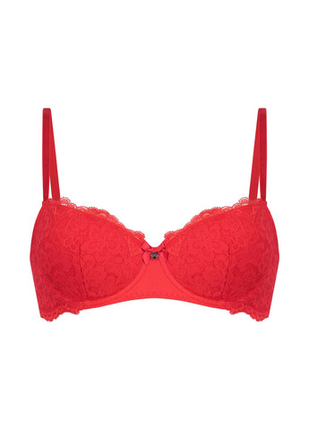 Красный кружевной бюстгальтер Hunkemoller