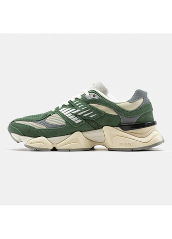 Серые зимние кроссовки мужские new balance 9060 green beige нью беланс 9060 No Brand