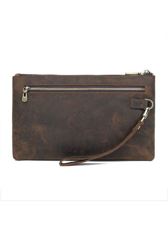 Сумка клатч на руку чоловіча з натуральної шкіри маленька Коричневий 36847 Vintage (354229874)