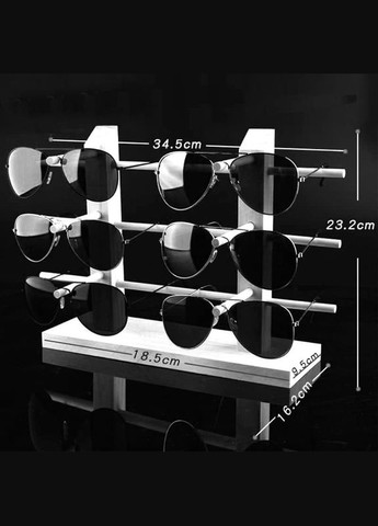 Органайзер для окулярів з дерева Боржомі 3 бланже (ОЧК-300401) No Brand (328081153)