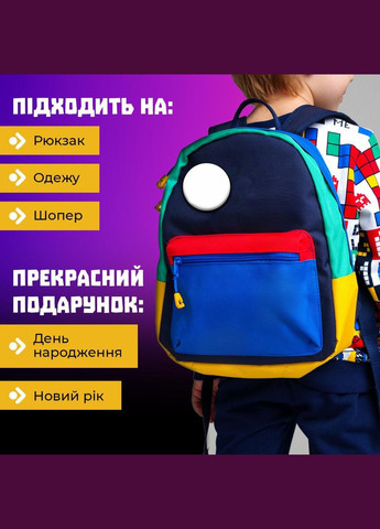 Значок італійський брейнрот мем на шпильці на рюкзак 44 мм 1 шт zn_1_147 Shantou (346286592)