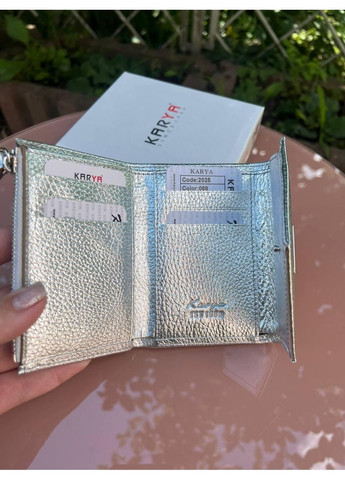 Маленький гаманець Туреччина, срібло флотар, місткий, 2 відділення для купюр, рептилія Karya (354338044)
