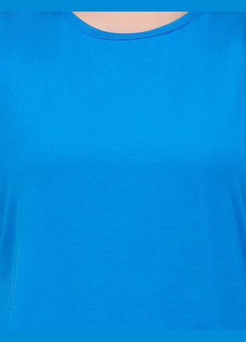 Голубая всесезон женская пижама 0239-0234 футболка + шорты Cyberjammies Donna