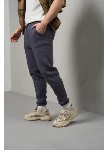 Штани чоловічі з тринитки "Fleece" Intruder темно-сірі # - (395668979)