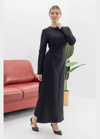 Чорна святковий жіноча сукня «vivienne» чорного кольору Lana Bryk однотонна