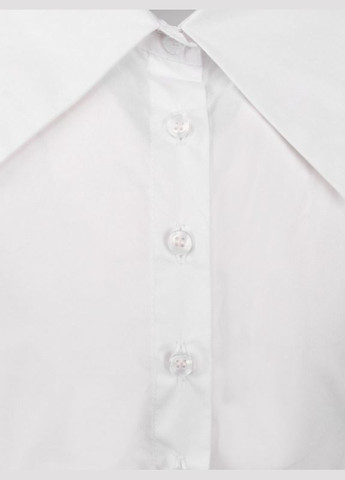 Белая однотонная блузка To Be Too демисезонная
